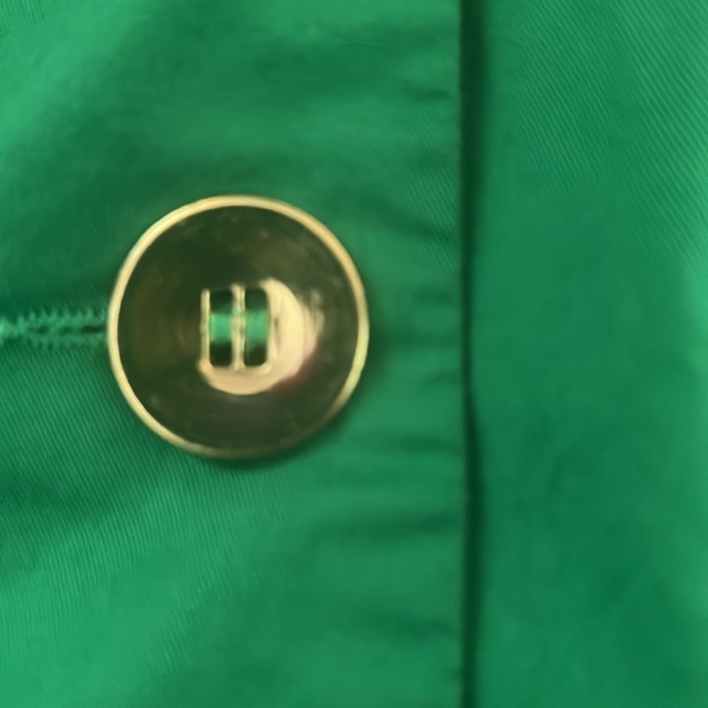 - Live a Little Size XL Kelly Green Button Down Women’s Jacket Long Sleeve - Picture 8 of 11